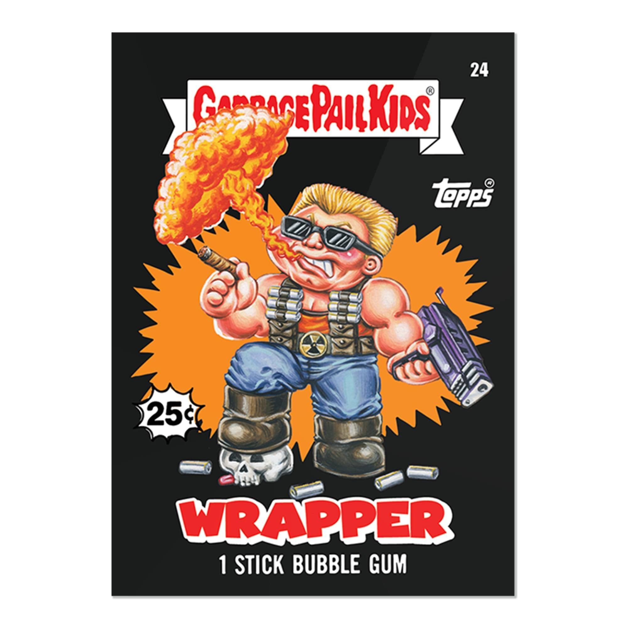 24 Garbage Pail Kids /// Topps 25¢ Wrapper 1 Stick Bubble Gum