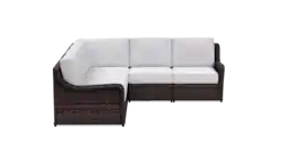 Yardbird® - Waverly Outdoor Large Sectional - Silver