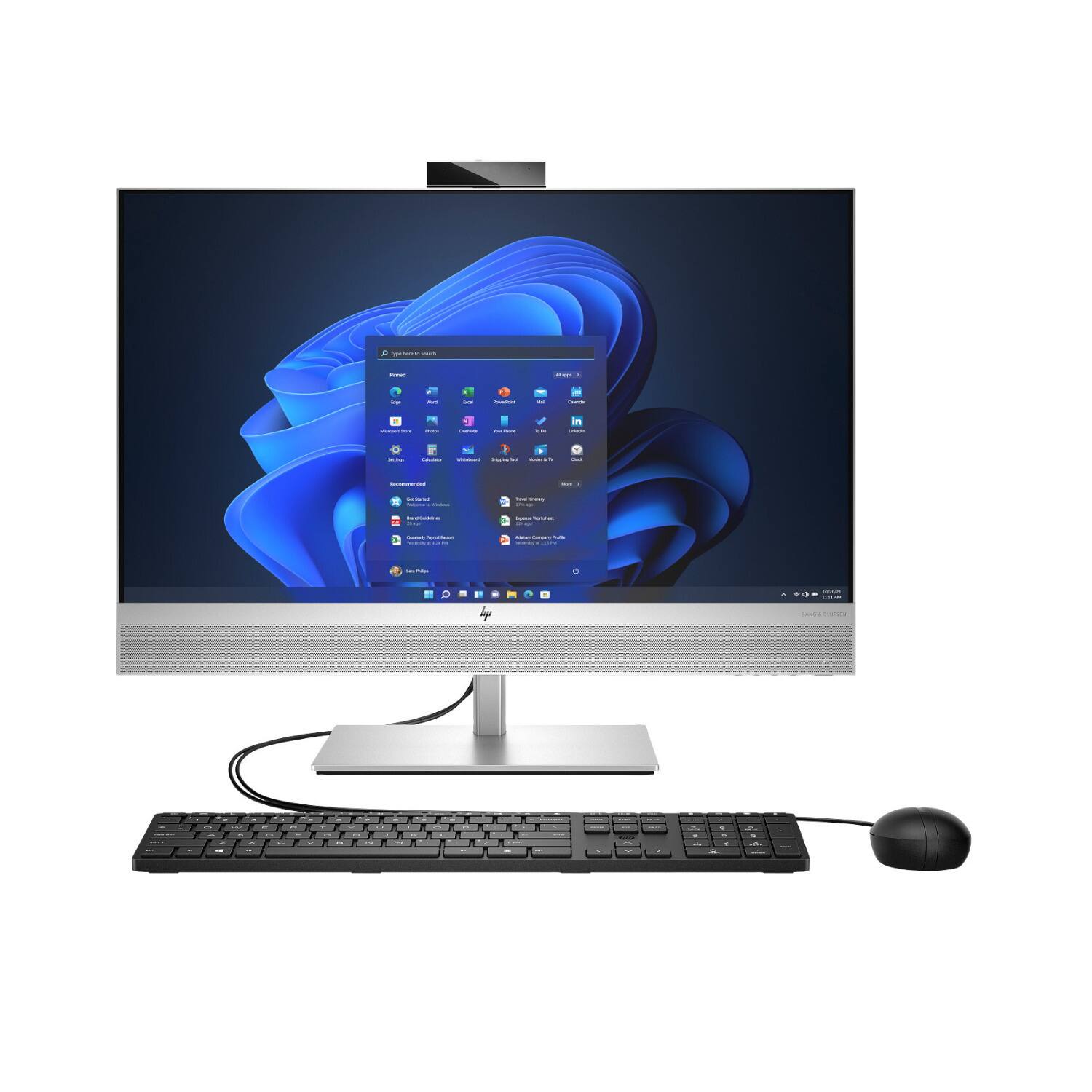 Angle. HP - HP EliteOne 870 G9 27-inch Touch Intel i7 16GB RAM 512GB Win11 Pro.