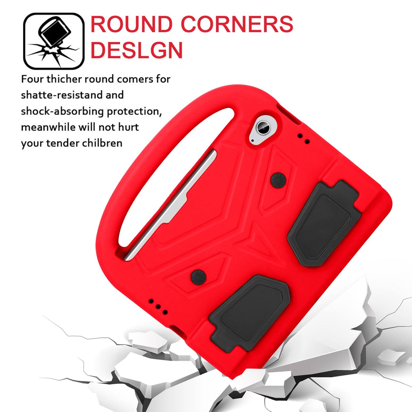 ROUND CORNERS DESIGN

Four thicker round corners for shatter-resistant and shock-absorbing protection, meanwhile will not hurt your tender children