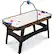 Front. Best Choice Products - Best Choice Products 54in Air Hockey Game Table w/ LED Lights, Scoreboard, Powerful Motor - Walnut - Walnut.