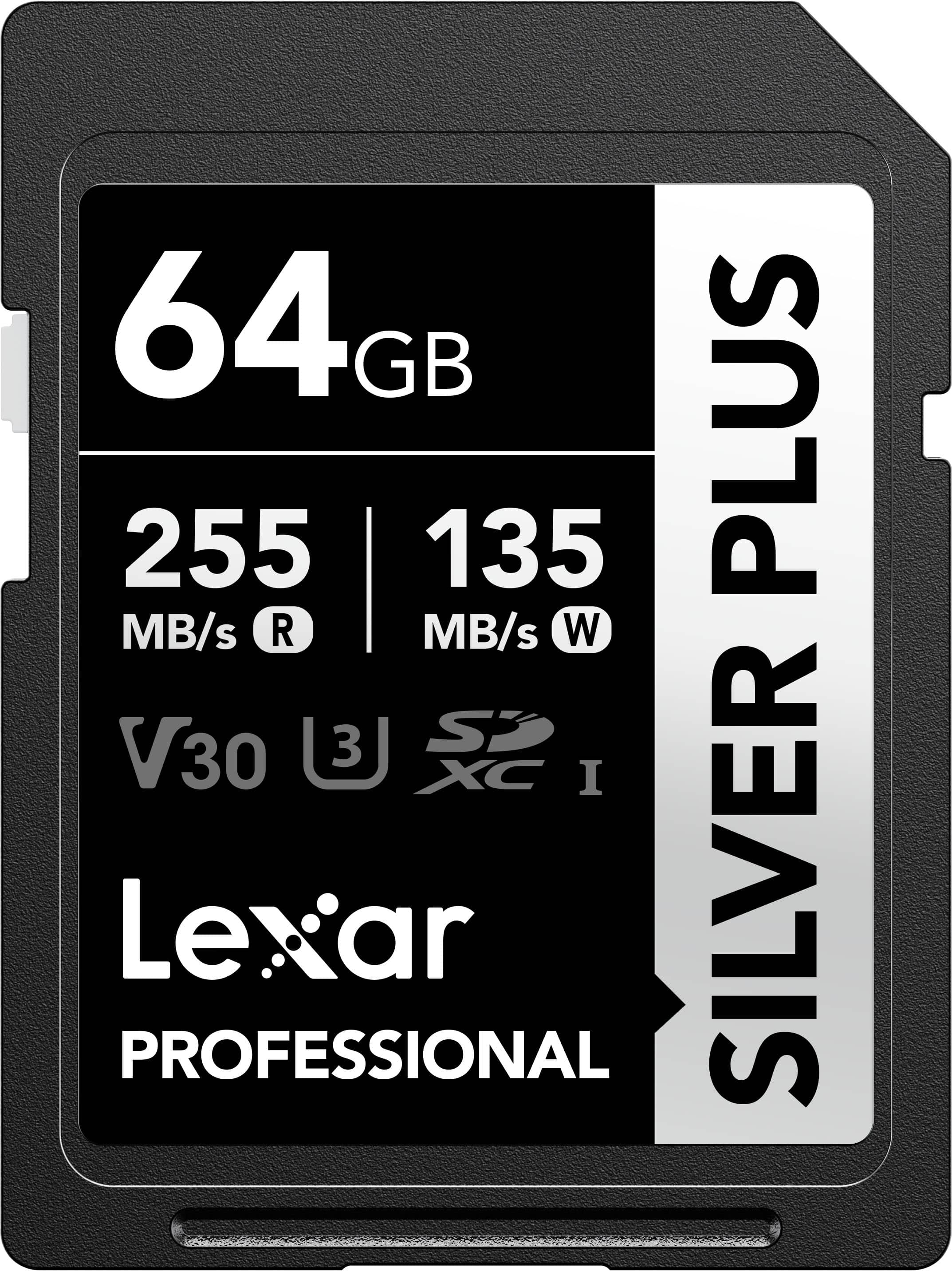 Lexar - Professional SILVER PLUS SDXC, V30 64 GB price history on PriceWatchPro