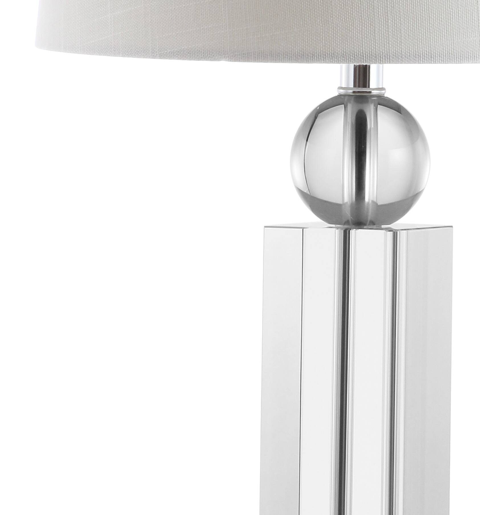 Alt View 6. Jonathan Y - Charlotte 28.5" Crystal LED Table Lamp, Clear - Clear.