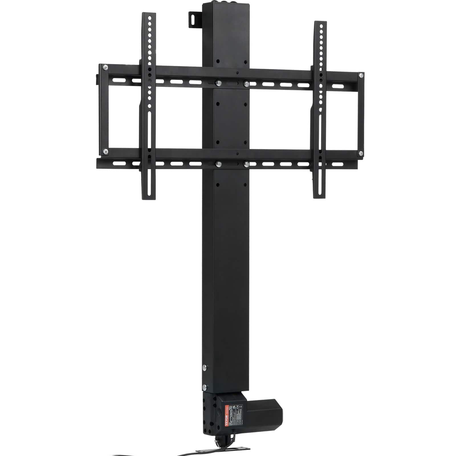 Glintex - Automated TV Lift Stand for 32–60" TVs, 31" Stroke, Adjustable Height 42–73", Remote Controlled, Heavy-Duty Support - Black