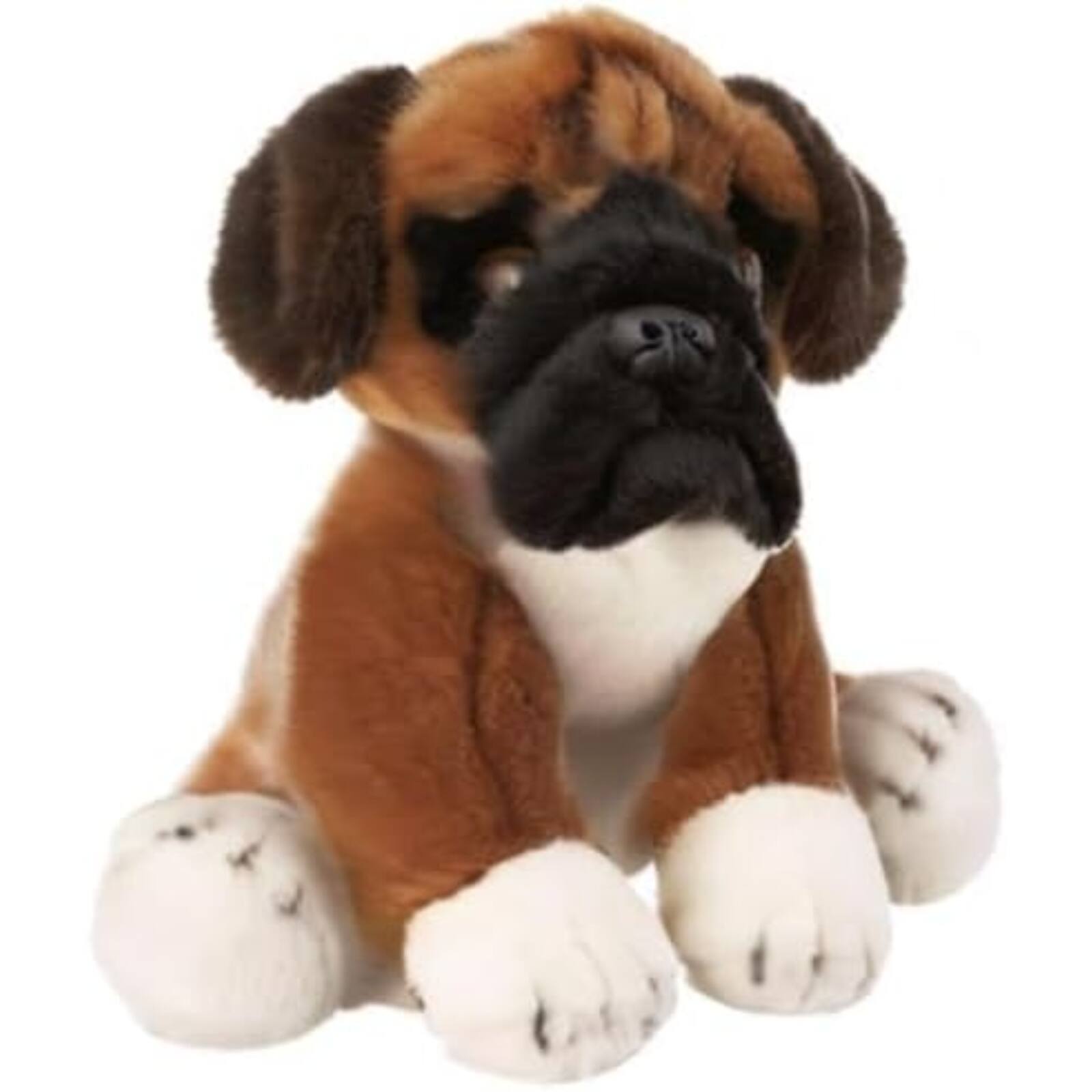Angle. Ganz - Ganz Heritage Collection Boxer Dog Plush Stuffed Animal 12 inch.