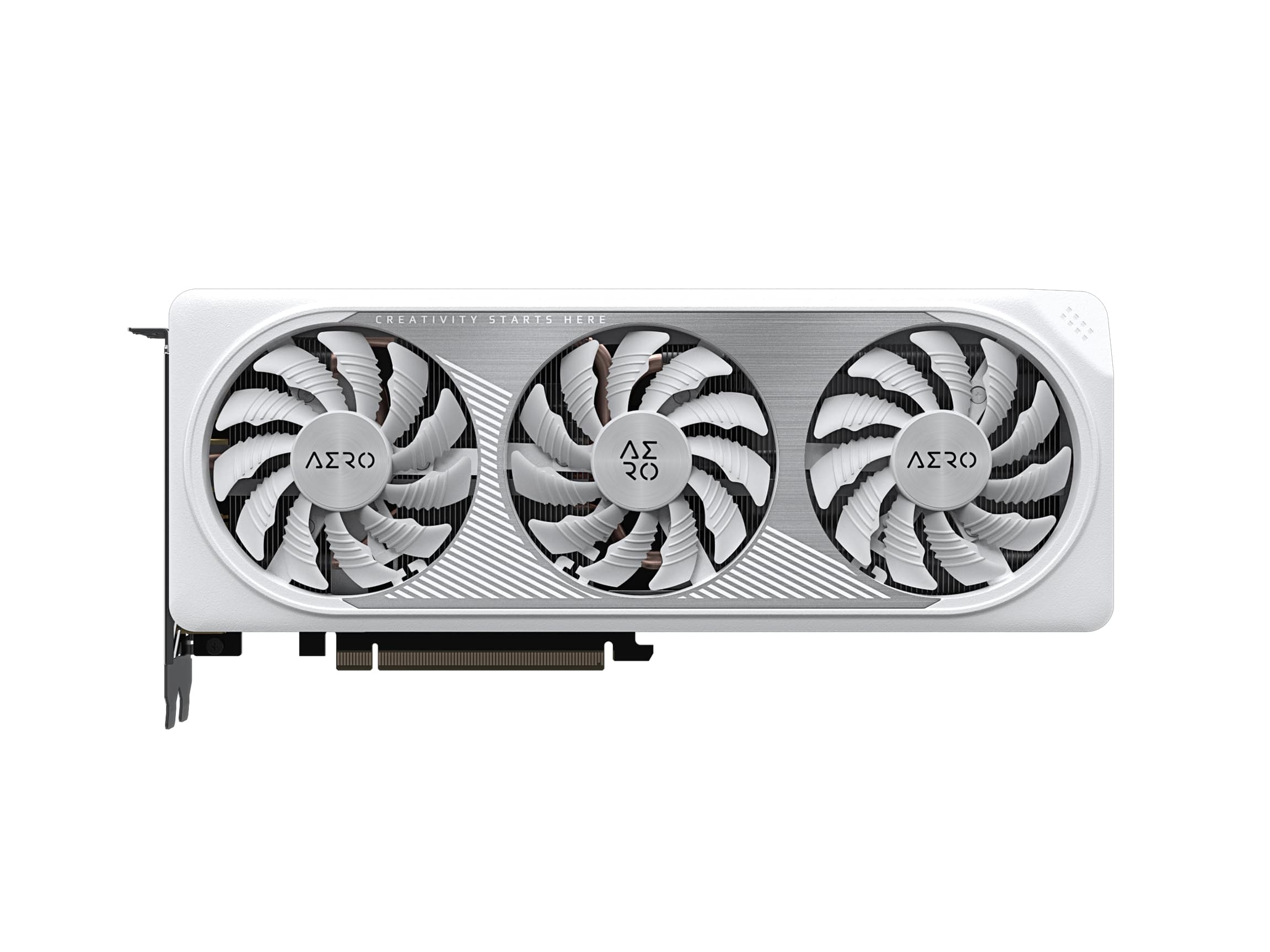 Front. GIGABYTE - NVIDIA GeForce RTX 4060 Ti AERO OC 8GB GDDR6 PCI Express 4.0 Graphics card - White.