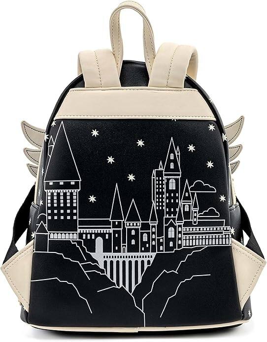 Alt View 2. LoungeFly - Loungefly Harry Potter Hedwig Howler Womens Double Strap Shoulder Bag Purse - Multicolor.