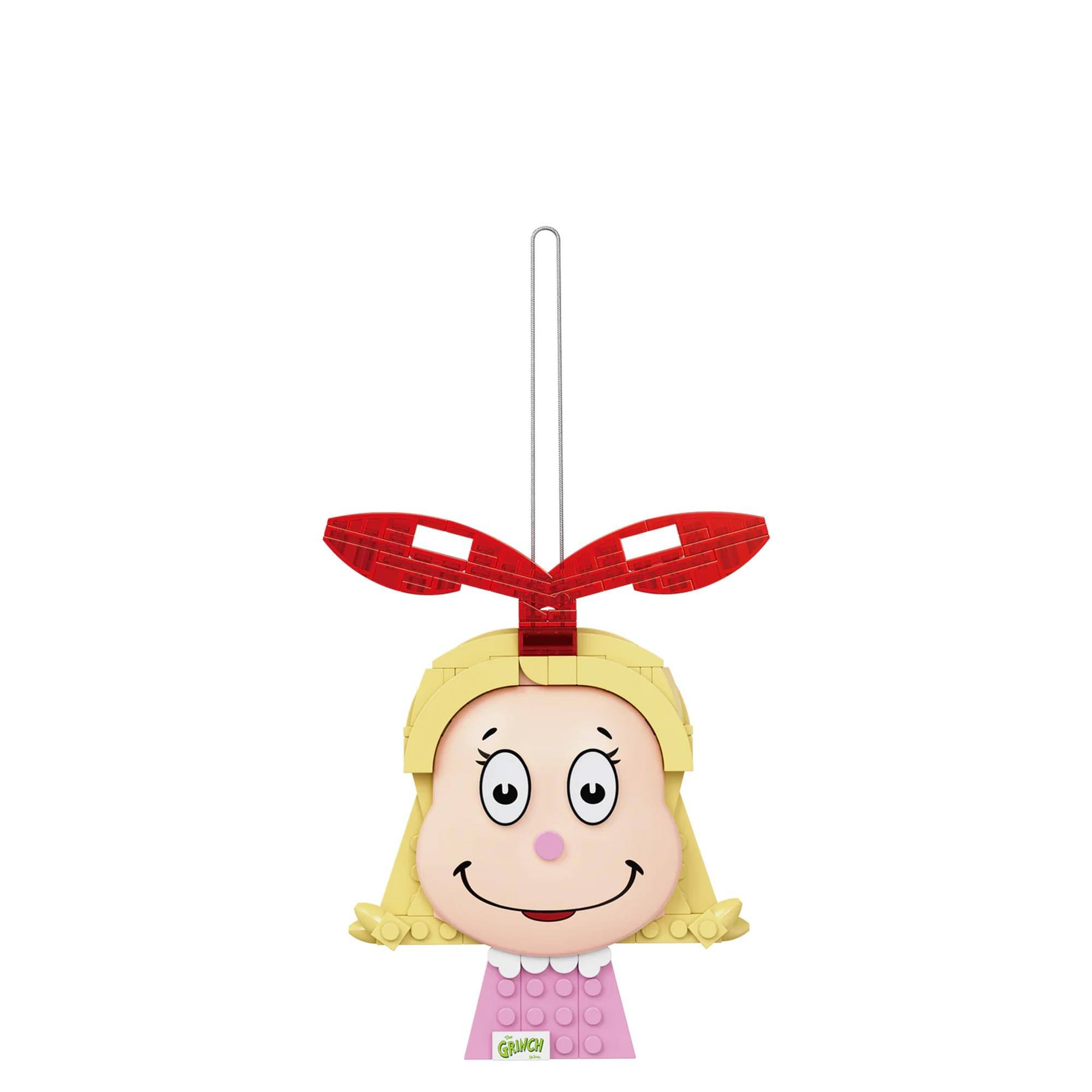 Alt View 10. Brickcraft - The Grinch Cindy-Lou Decoration 121-Piece Brickcraft Building Set - Pink.