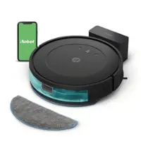 iRobot Roomba Combo Essential Robot Vacuum & Mop (Y0140) - Black - Front_Zoom