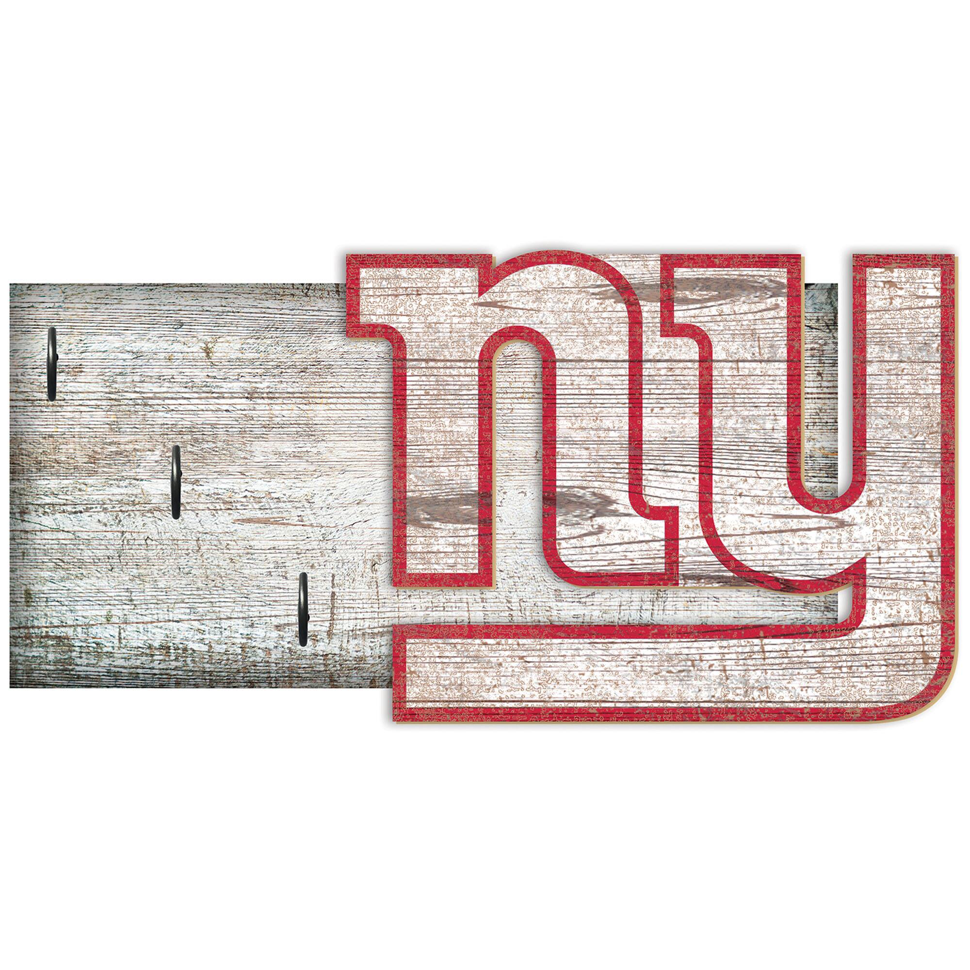 New York Giants 6" x 12" Mounted Key Holder