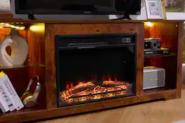 Doral Designs - Electric Heater Insert for TV Stand - Black