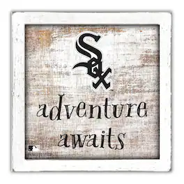 Fan Creations - Chicago White Sox 14'' x 13'' Adventure Awaits Money Box - Multicolor