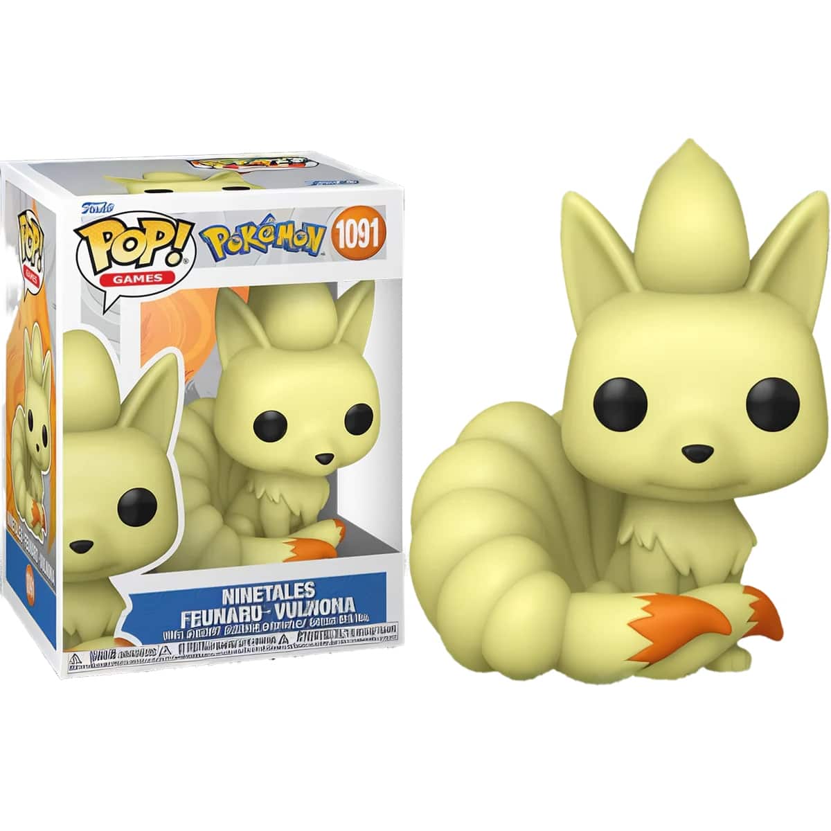 Funko - Pop! Pokemon: Ninetales #1091 - Multicolor