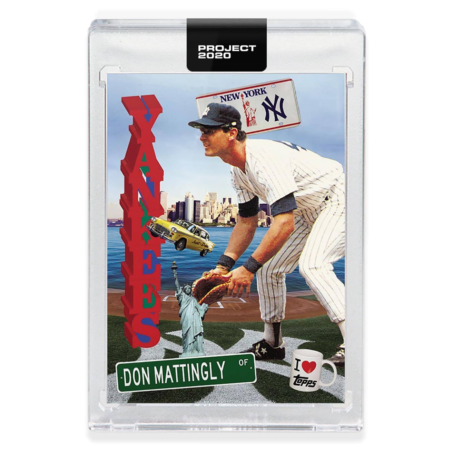 PROJECT 2020  
NEW YORK NY  
BRHS  
Jut Du f OF  
DON MATTINGLY  
TOPPS