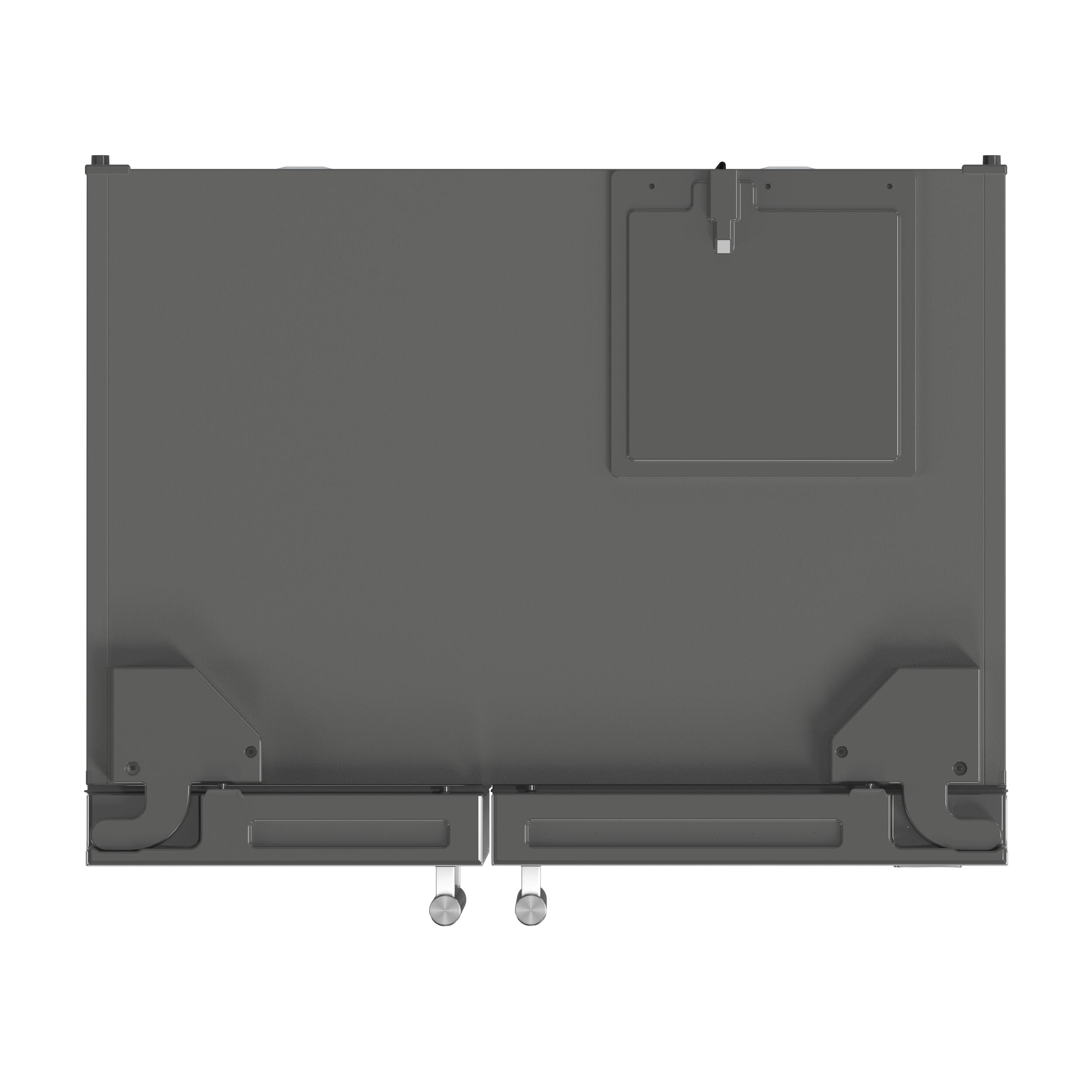 Alt View 1. Forno Appliances - Salerno 20 Cu. Ft. Side-by-Side Built-In Refrigerator with Water and Ice Dispenser - Stainless Steel.