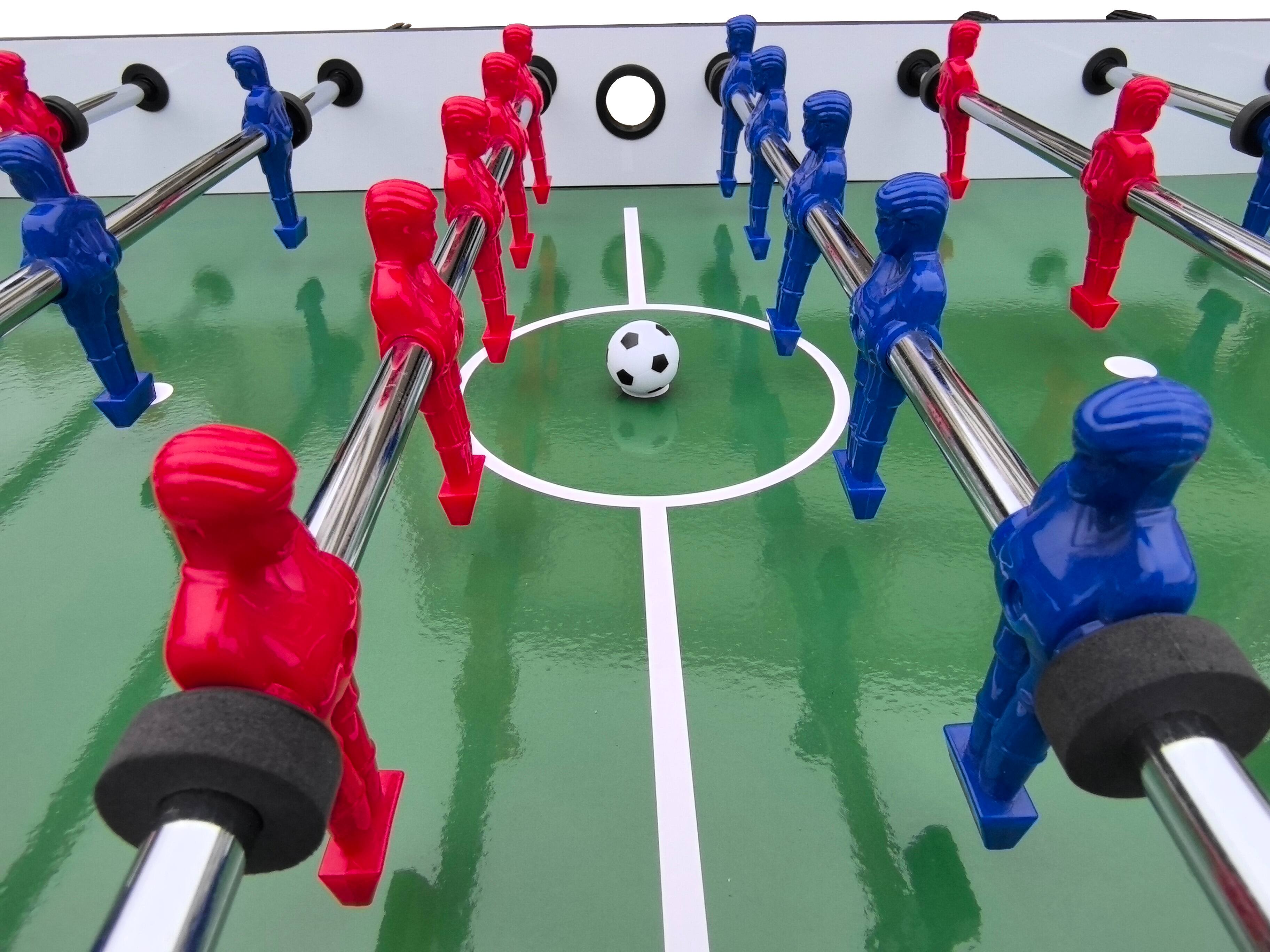 Alt View 4. ELEMENT ACE - 4ft Foosball Table for Family Game Room - Durable Construction & Easy Assembly - Wood.