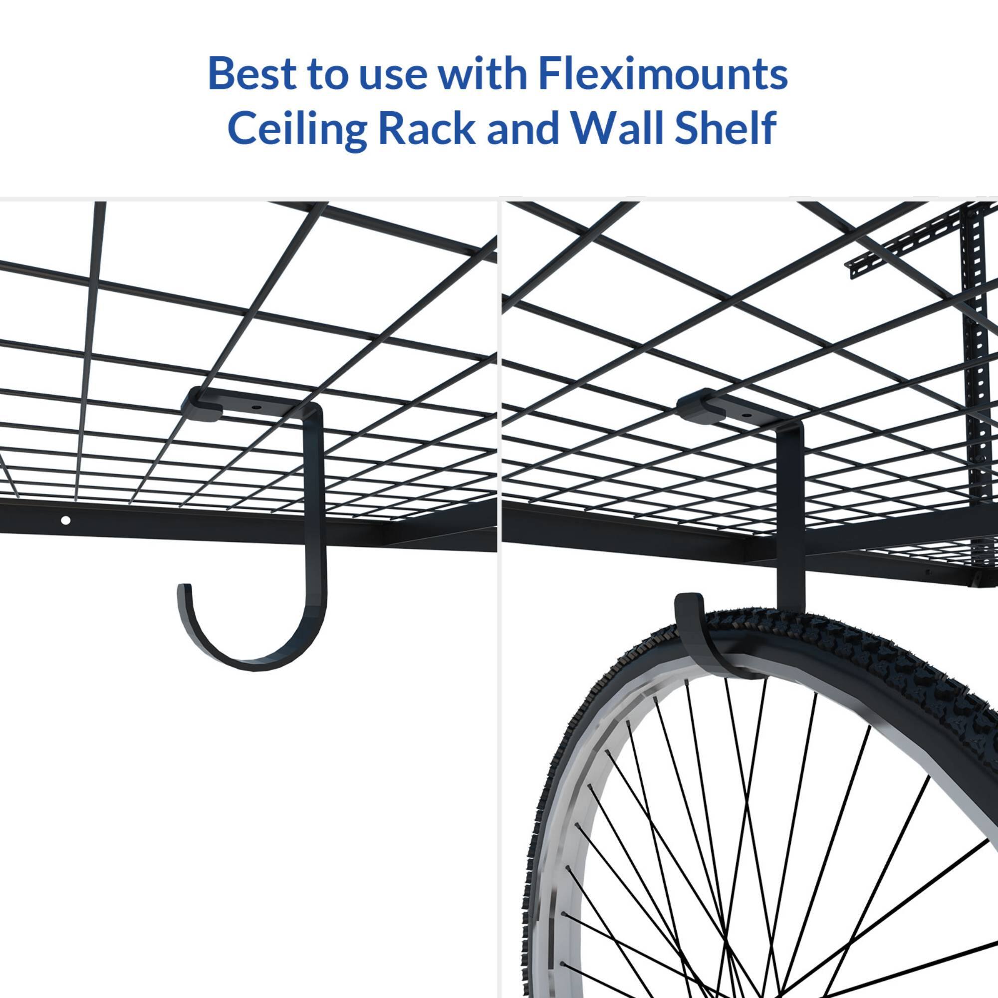 Best to use with Fleximounts Ceiling Rack and Wall Shelf