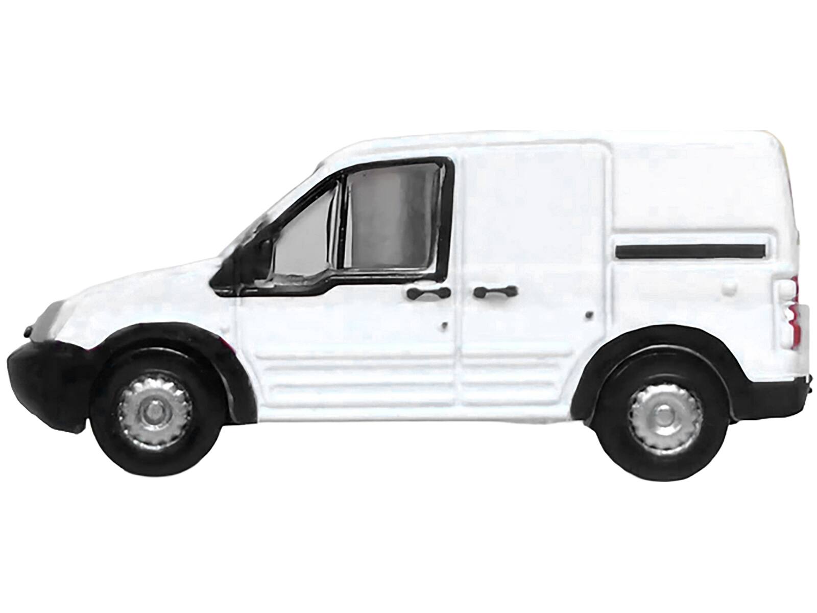 Alt View 3. Oxford Diecast - Ford Transit Connect Van RHD (Right Hand Drive) Frozen White 1/148 (N) Scale Diecast Model Car by Oxford Diecast.
