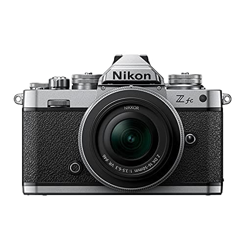 Nikon - Z fc DX-Format Mirrorless Camera Body w/NIKKOR Z DX 16-50mm f/3.5-6.3 VR (International Version) - Silver