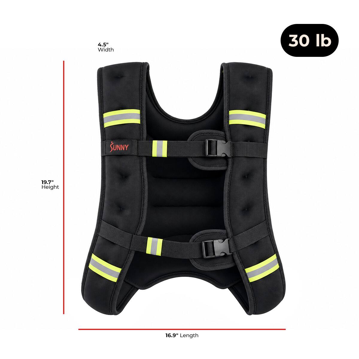 4.5" Width  
30 lb  
SUNNY  
19.7" Height  
16.9" Length