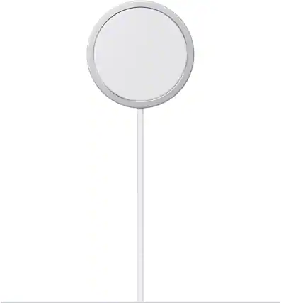Front. Apple - MagSafe Charger (1 m) - White.