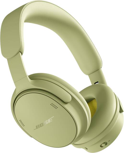 Bose - QuietComfort Headphones (2nd Gen) - Wireless, Over Ear, Active Noise Cancelling, Immersive Audio, USB-C Charging - Eucalyptus Green