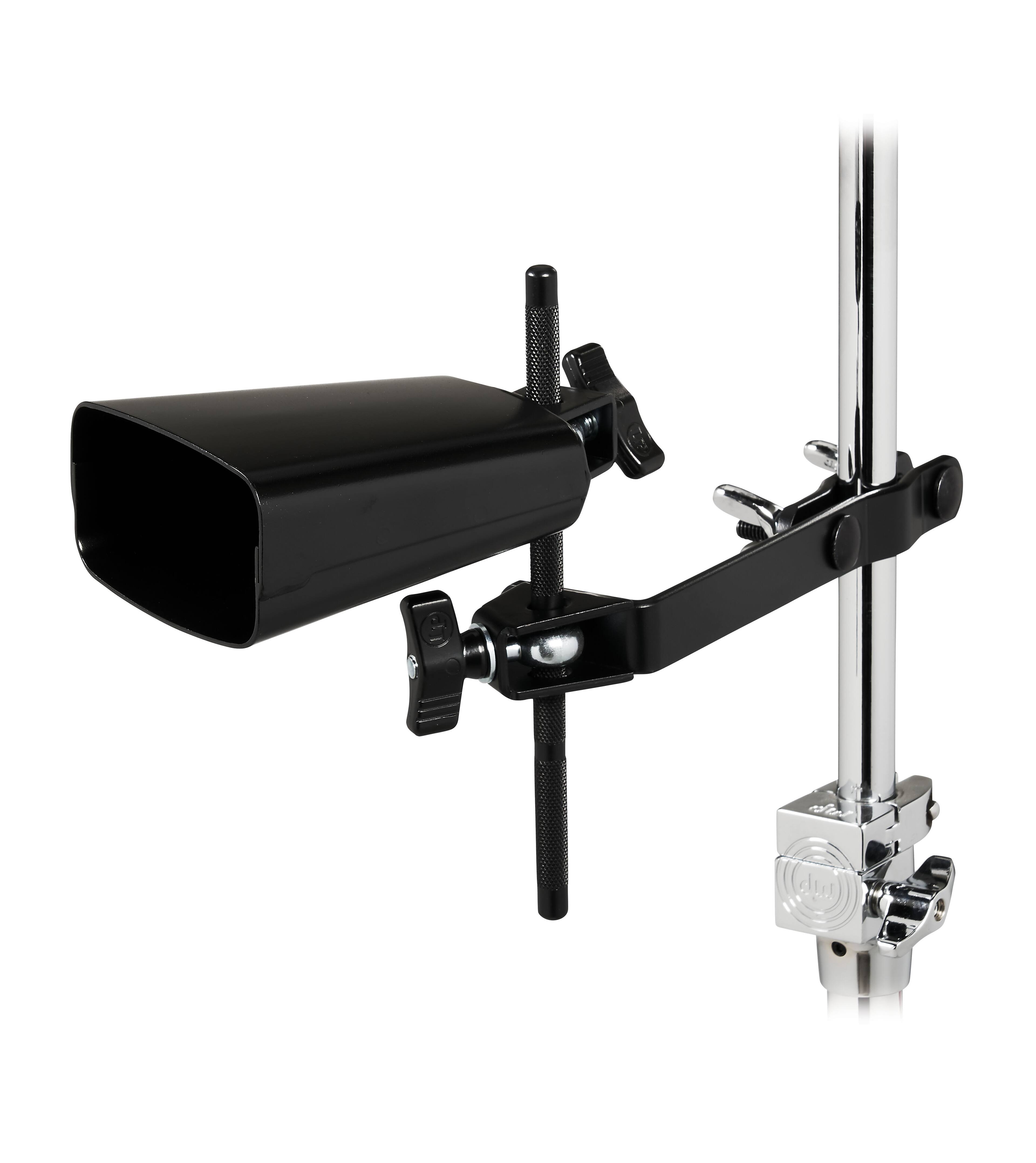 Angle. Latin Percussion - Cyclops Tambourine/Cowbell w/Mount.