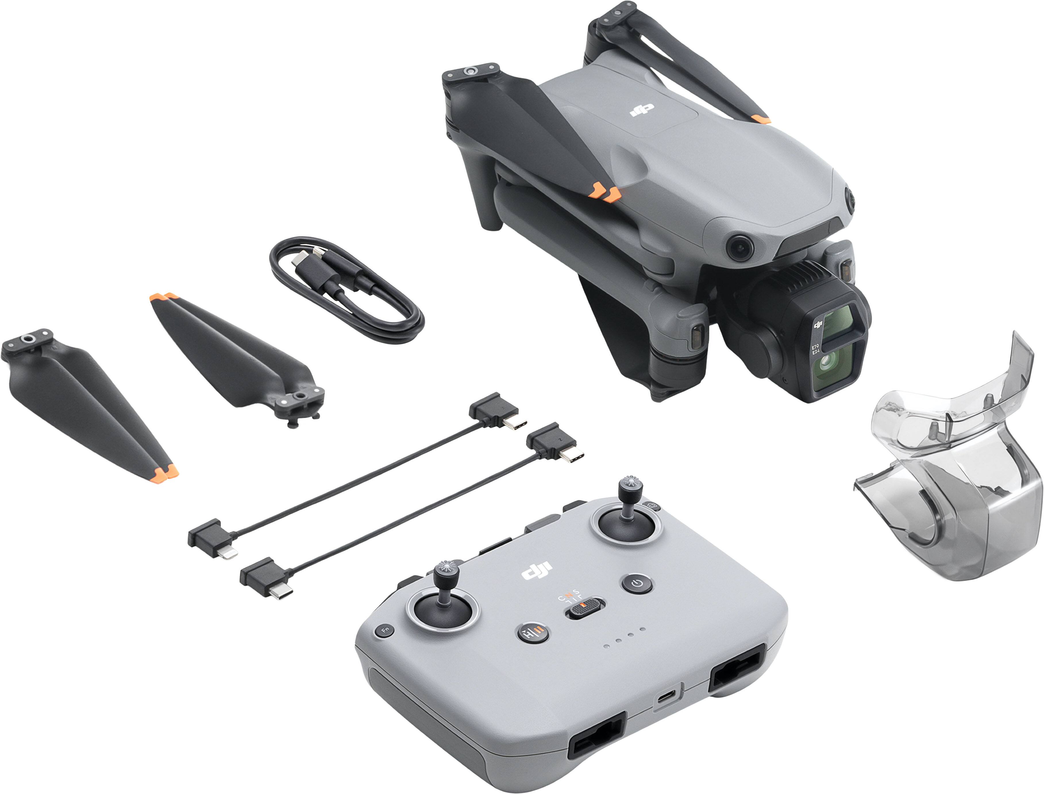 Left. DJI - DJI Air 3S Drone (DJI RC-N3).