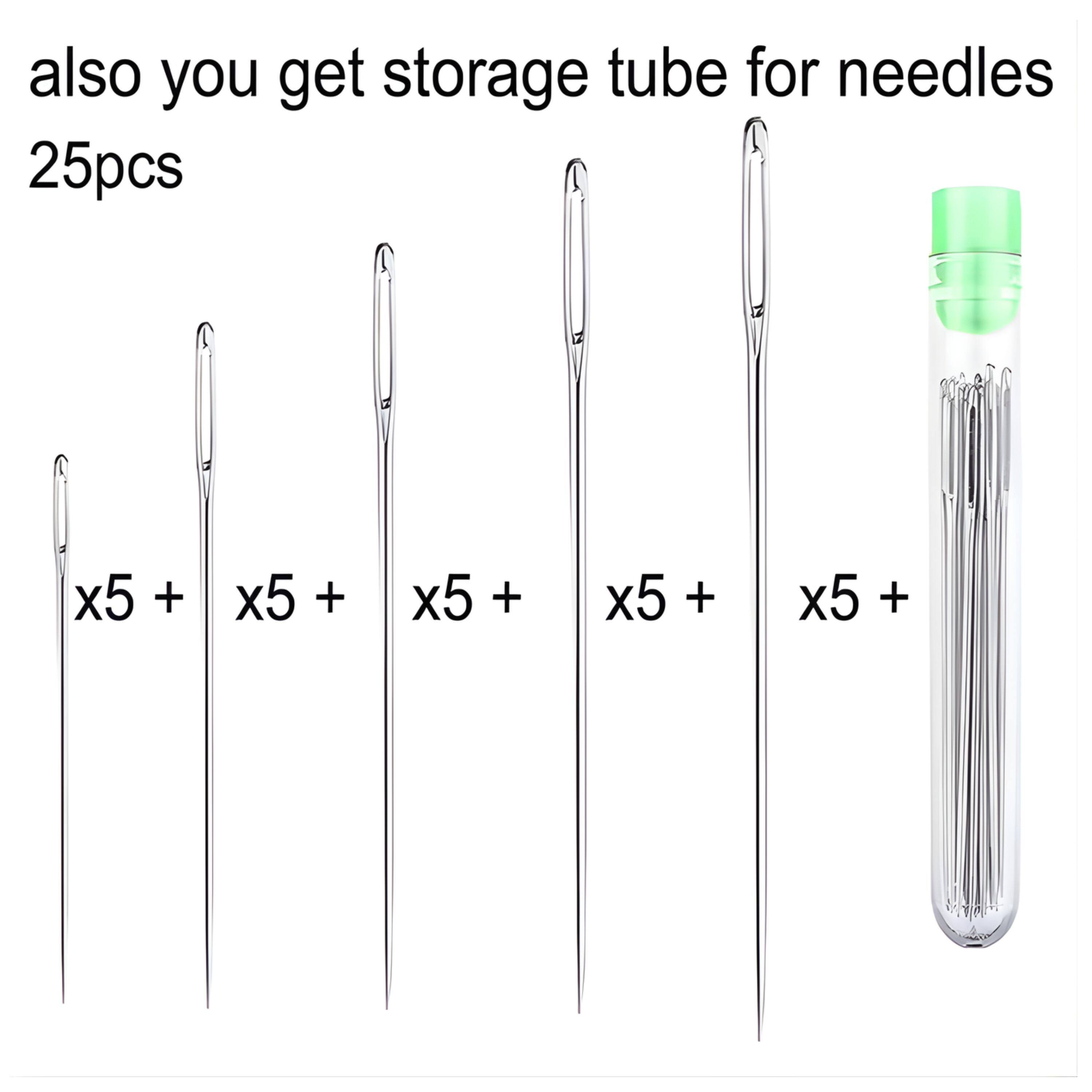 also you get storage tube for needles  
25pcs  
x5 + x5 + x5 + x5 + x5 +