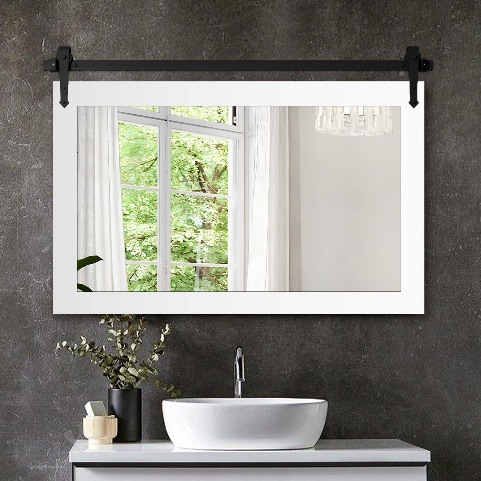 Bright White 42"L x 28"W