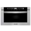 ZLINE - 24 in. 1.2 cu. ft. Built-in Microwave Drawer in Stainless Steel - Silver