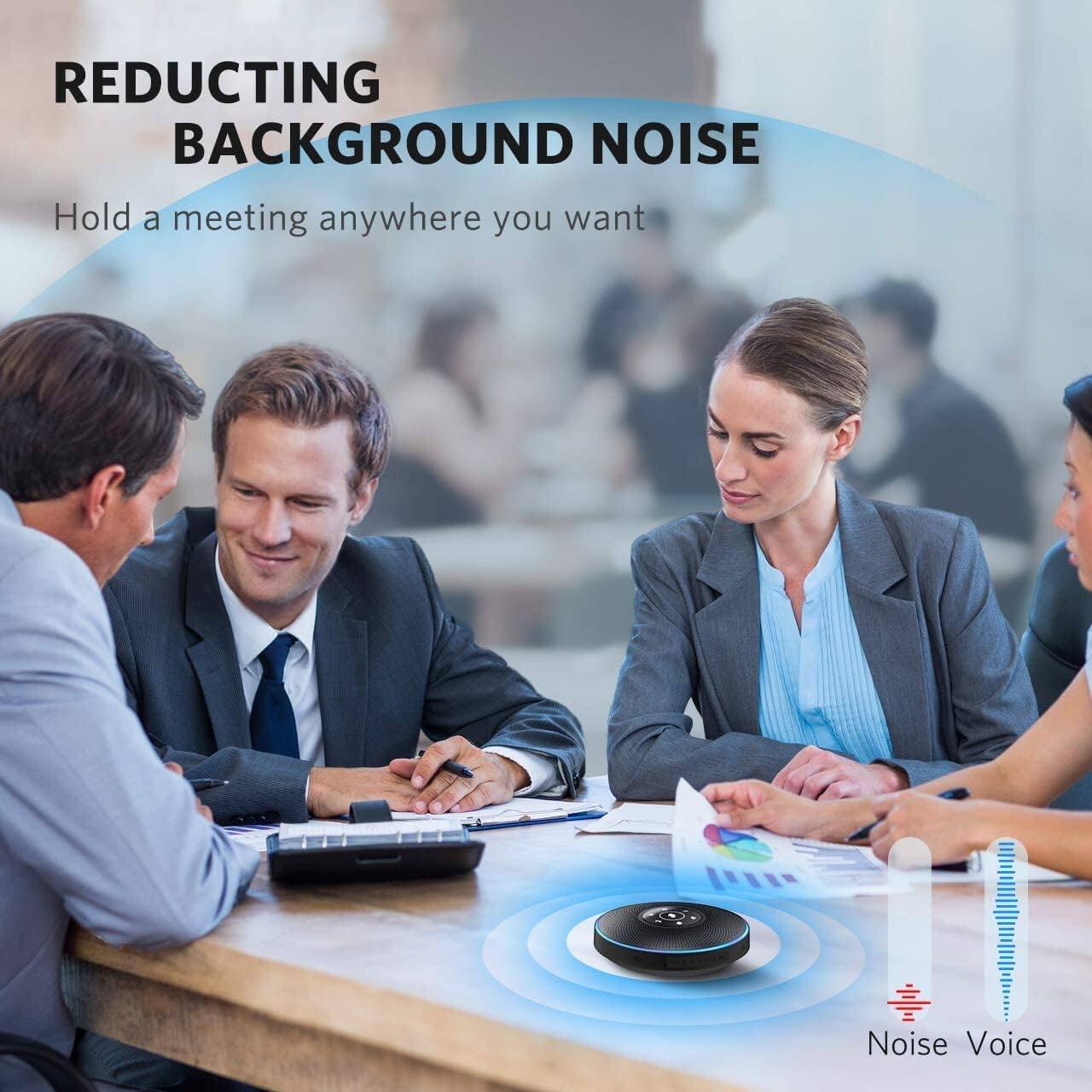 REDUCING BACKGROUND NOISE  
Hold a meeting anywhere you want  

Noise Voice