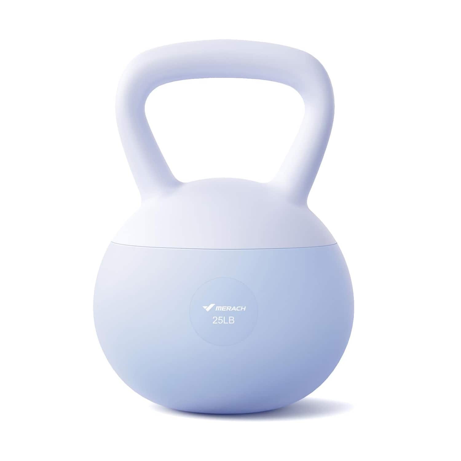 MERACH - Soft Kettlebell for Safe Strength Training Soft Cushioned Horizontal Base - Blue