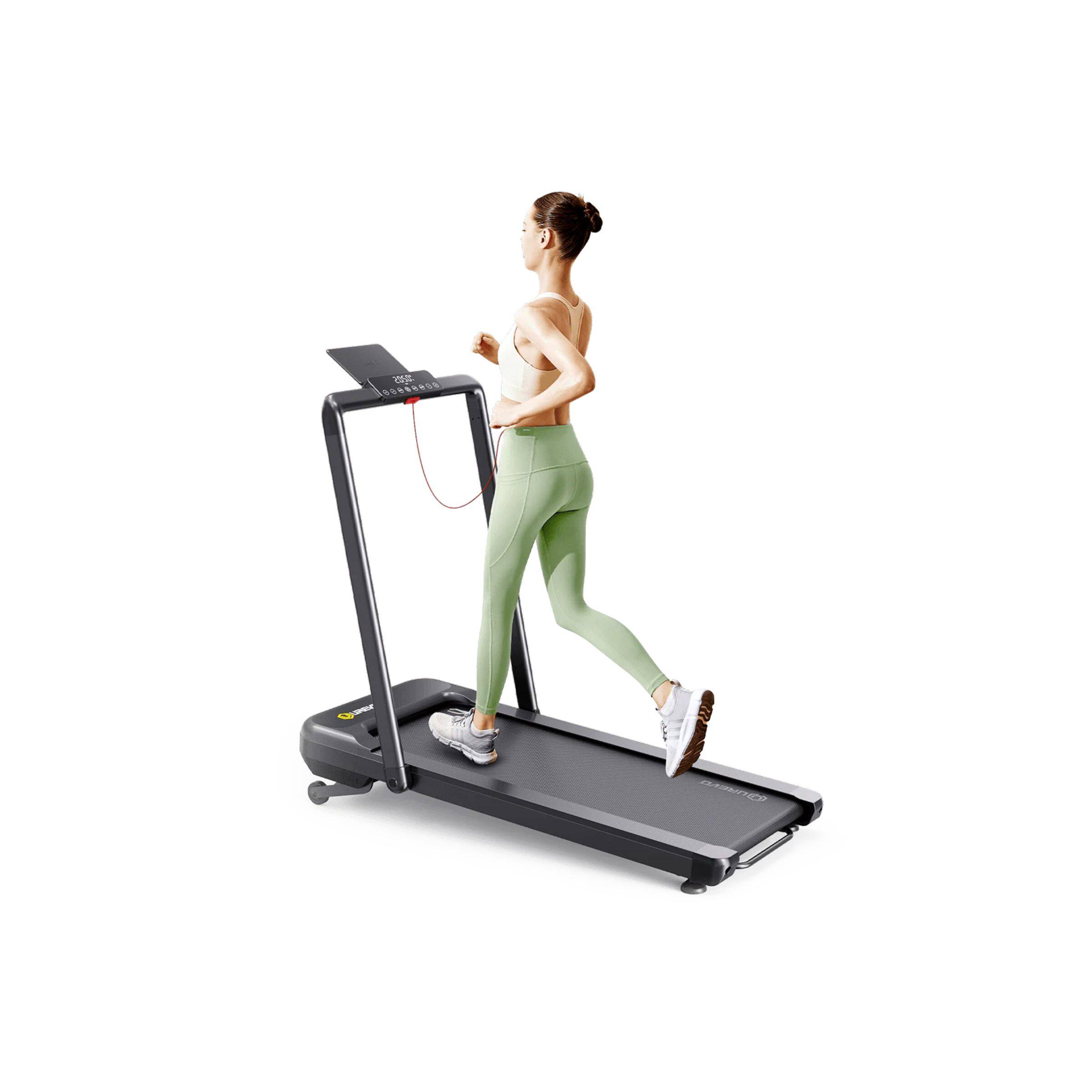 Front. Urevo - Urevo Strol 2S Pro Treadmill - Black.