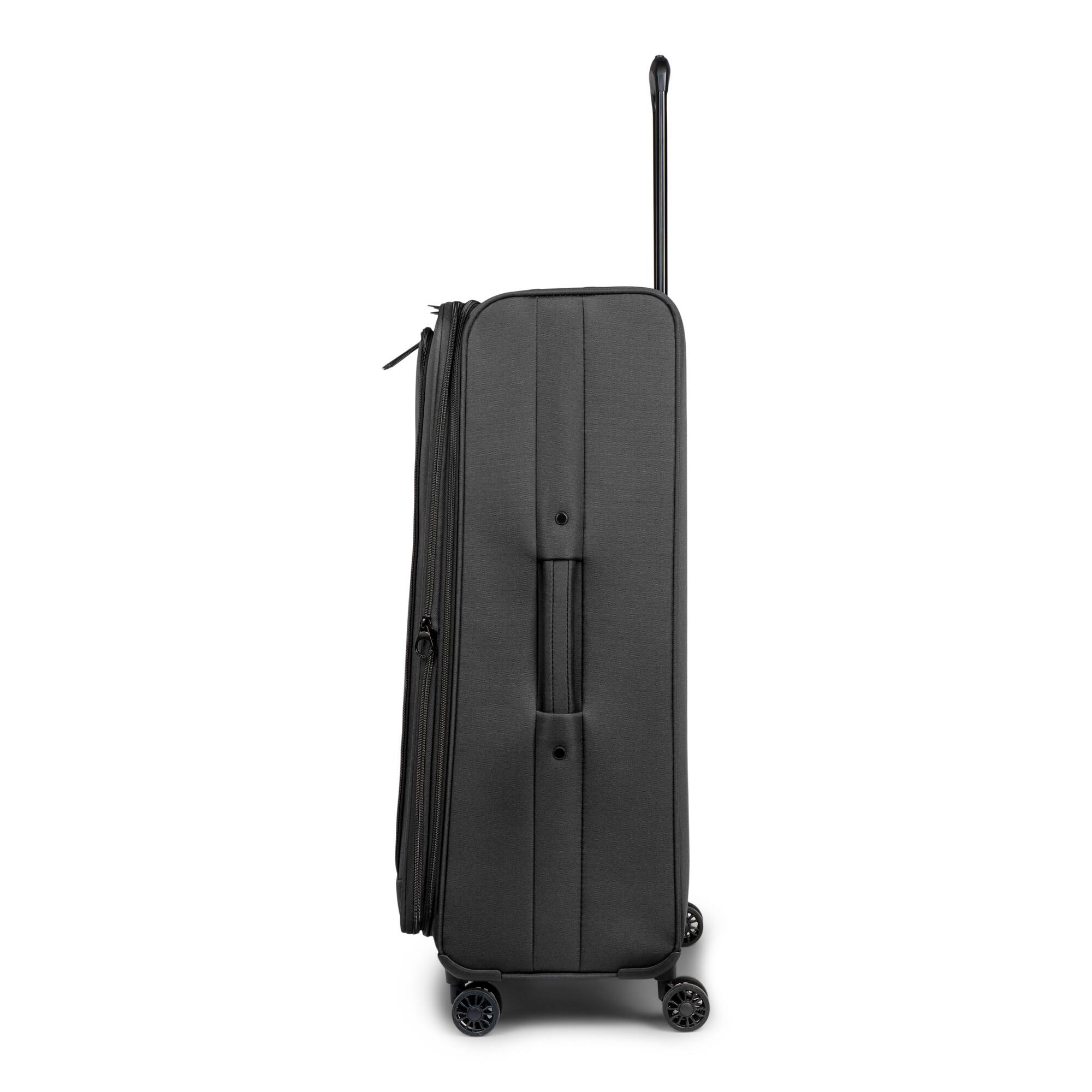 Left View: Bugatti - 28" Reborn Suitcase - Black