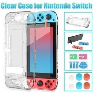 Clear Case for Nintendo Switch

1. Clear case for the console
2. Clear case for the Joy-Con controllers
3. Stickers for the console
4. Stickers for the Joy-Con controllers
5. Stickers for the buttons