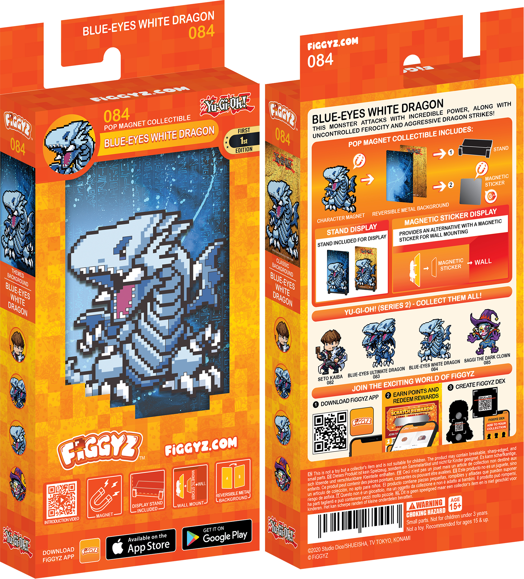 **Front of the Box:**

- BLUE-EYES WHITE DRAGON
- 084
- FIGGYZ.COM
- 084
- FIGGYZ
- 084
- LOV 2ADIS
- Yu-Gi-Oh!
- DRAGON ALONG WITH
- 084
- FAGGY2
- BLUE-EYES WHITE INCREDIBLE POWER, STRIKES!
- COLLECTIBLE ATTACKS WITH AGGRESSIVE DRAGON POP MAGNET THIS MONSTER FEROCITY AND DRAGON FIRST UNCONTROLLED INCLUDES: BLUE-EYES WHITE 1 084 MAGNET COLLECTIBLE POP EDITION STAND MAGNETIC STICKER METAL BACKGROUND MAGNET REVERSIBLE DISPLAY CHARACTER MAGNETIC STICKER WITH MAGNETIC STAND DISPLAY ALTERNATIVE PROVIDES WALL MOUNTING DISA STICKER STAND INCLUDED THENEO
- BLUE-EYES WHITE DRAGON CLABC GIUOACIOAS BLUE-EYES WHITE DRAGION MAGNETIC WALL STICKER THEM ALL! COLLECT YU-GI-OH! (SERIES FAGGYZ FiGGYZ.COM AEVERSIBU METAL BACKGROUND STAND MOUNT INCLUDED