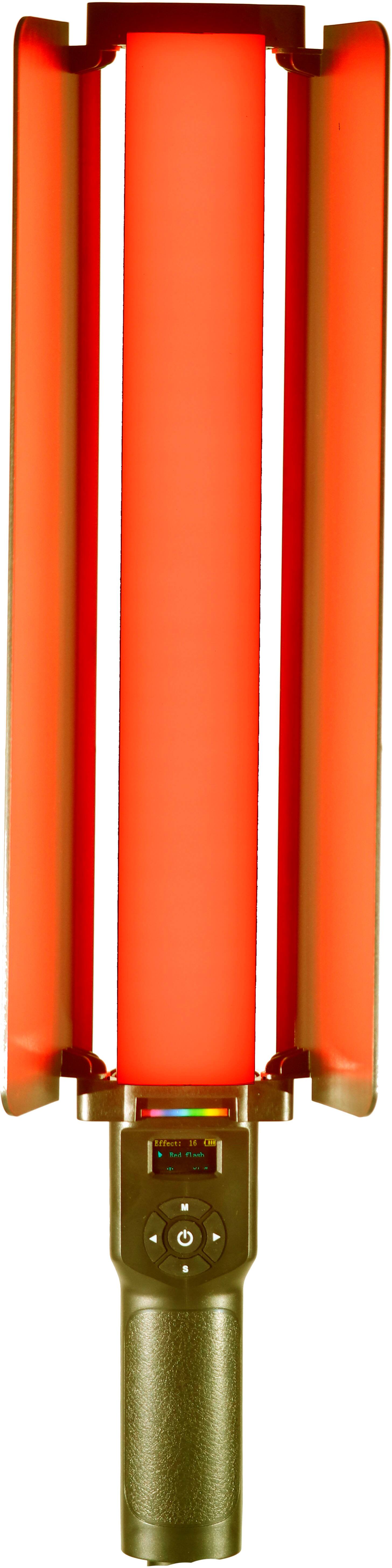 Alt View 11. Sunpak - RGB LightStick PRO with Built-in Battery and Barndoors - Black.