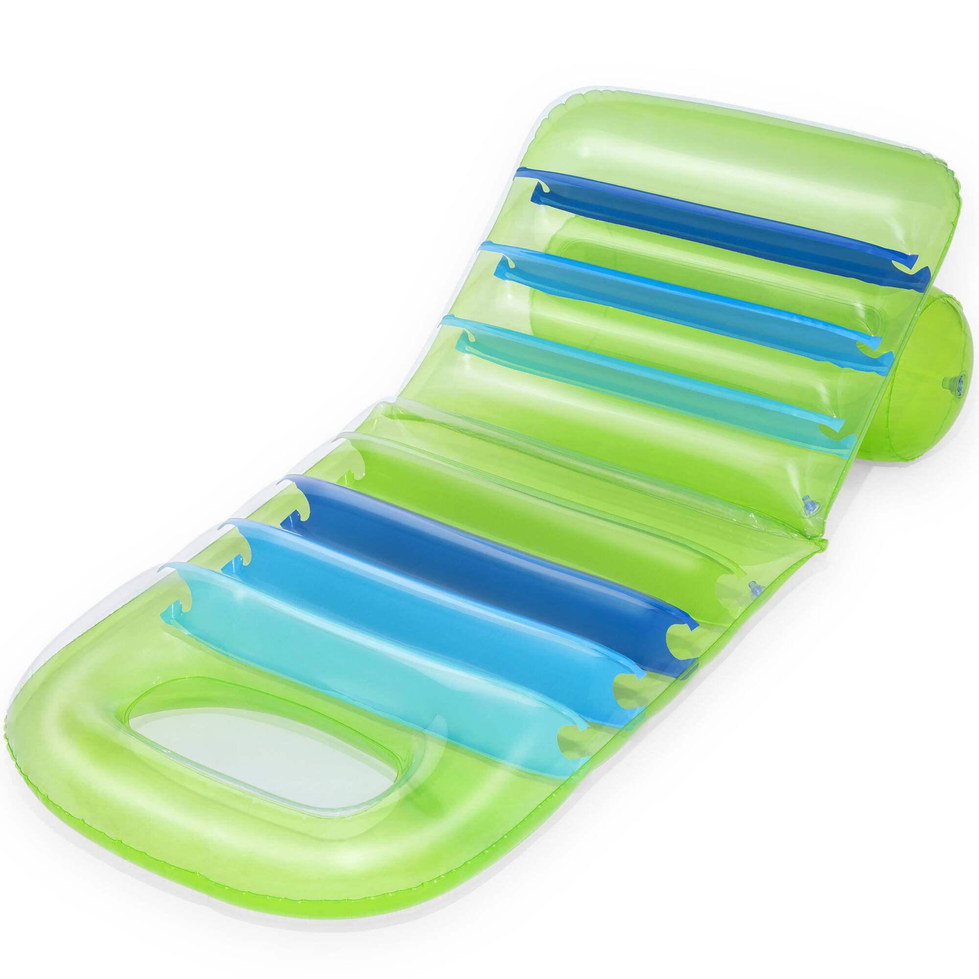 Alt View 5. Bestway - Pool Float: Adjustable Lounge - Lime & Blue.