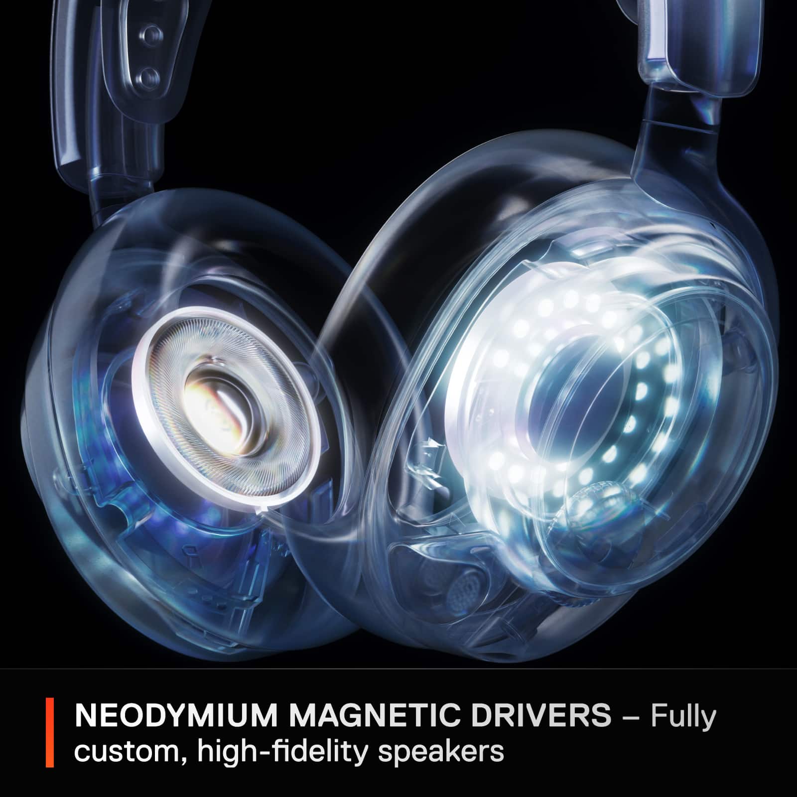 NEODYMIUM MAGNETIC DRIVERS - Fully custom, high-fidelity speakers.