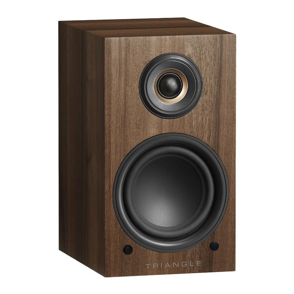 Left. Triangle - Triangle LN01A Wireless Bluetooth Bookshelf Speakers (Chestnut, Pair) - Brown.