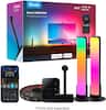 Camera Color Sync Govee RGBICWW TV Light Kit with Camera For 55 -6 65 Wi-Fi inch TVs - L . 1 - 4 mE E Iffect works with Hey Google works alexa with Came has + - Goves . ee - - - -ong - C - : - 1 - i -. - cntrs - - - - Sedina naes - - - - - - Govee Phone sold separately.