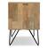 Alt View 2. Simpli Home - Hunter Solid Mango Wood 60 inch Wide Industrial TV Media Stand For TVs up to 65 inches - Natural.