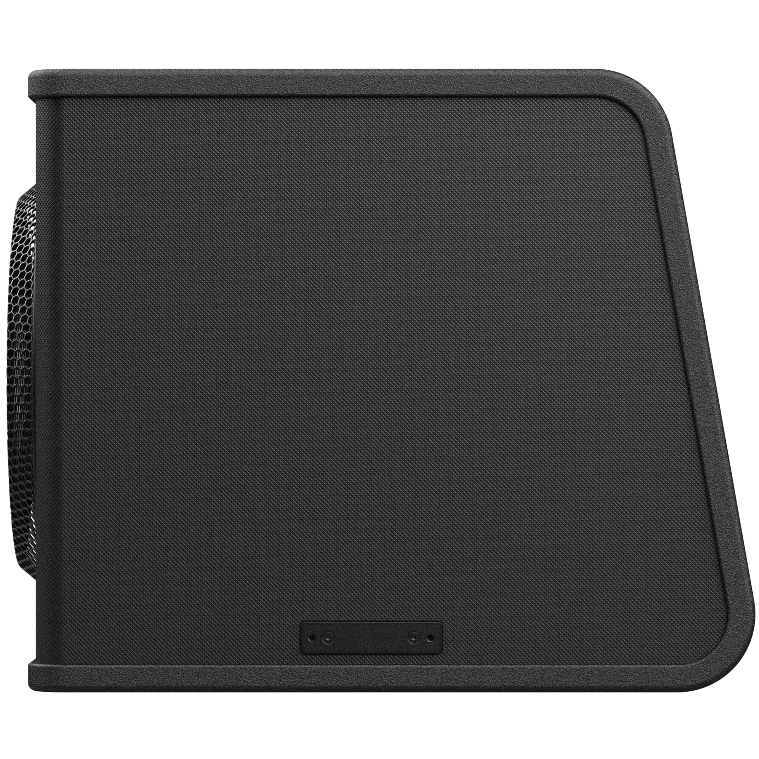 Alt View 19. AudioControl - Spike Series 12” Single-Voice-Coil 2-Ohm Loaded Vented Subwoofer Enclosure - Black.