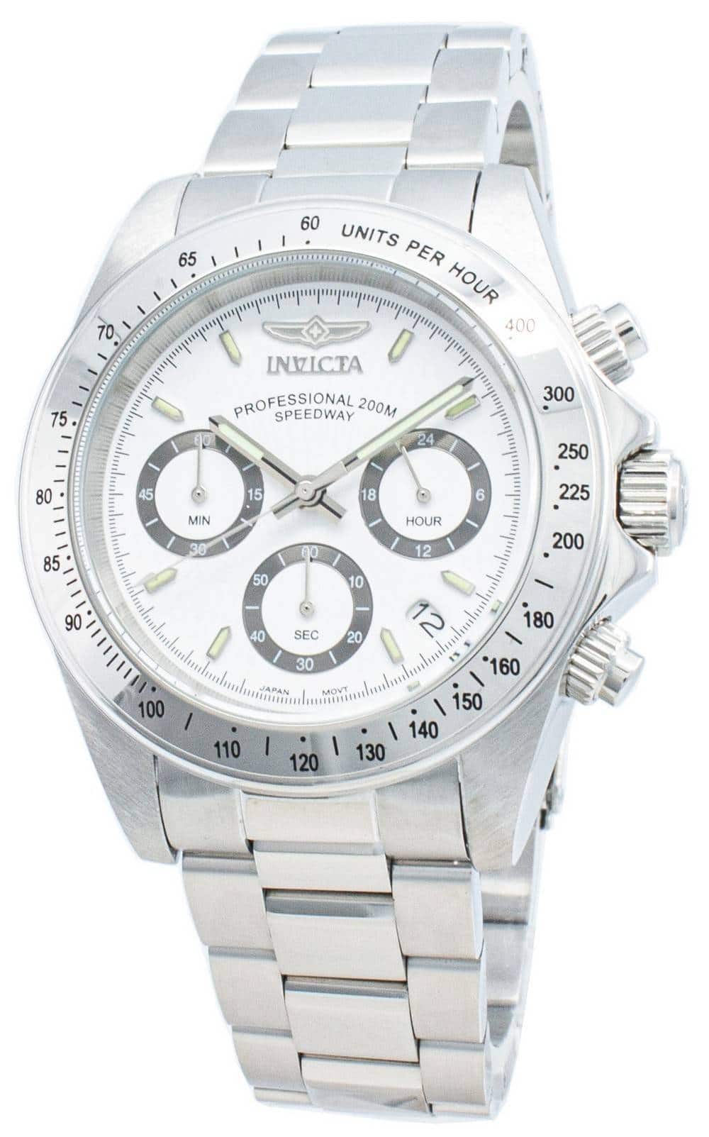 INVICTA - Speedway 200M Chronograph Dial 9211 Men's Watch - White