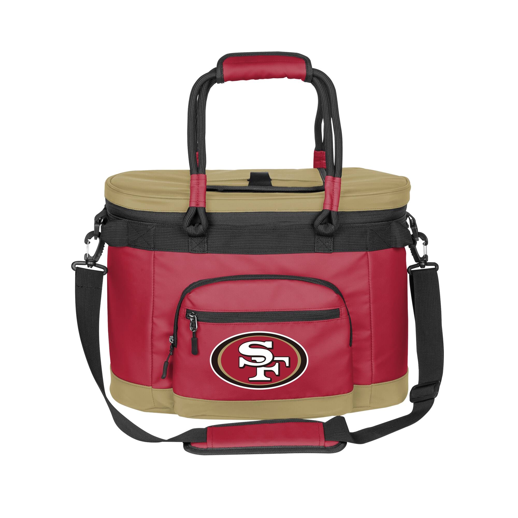 Logo Brands - San Francisco 49ers 35 Can Flex Cooler - Cardinal