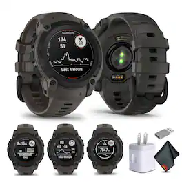 Garmin - Instinct E 40mm Outdoor GPS Smartwatch 14 Days of Battery Life, Charcoal - (2025)