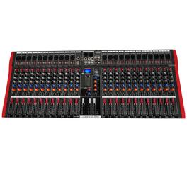 5 CORE - Audio Mixer 24 Channel DJ Soundboard USB Interface Bluetooth Mixing Console w Repeat Delay +48V
