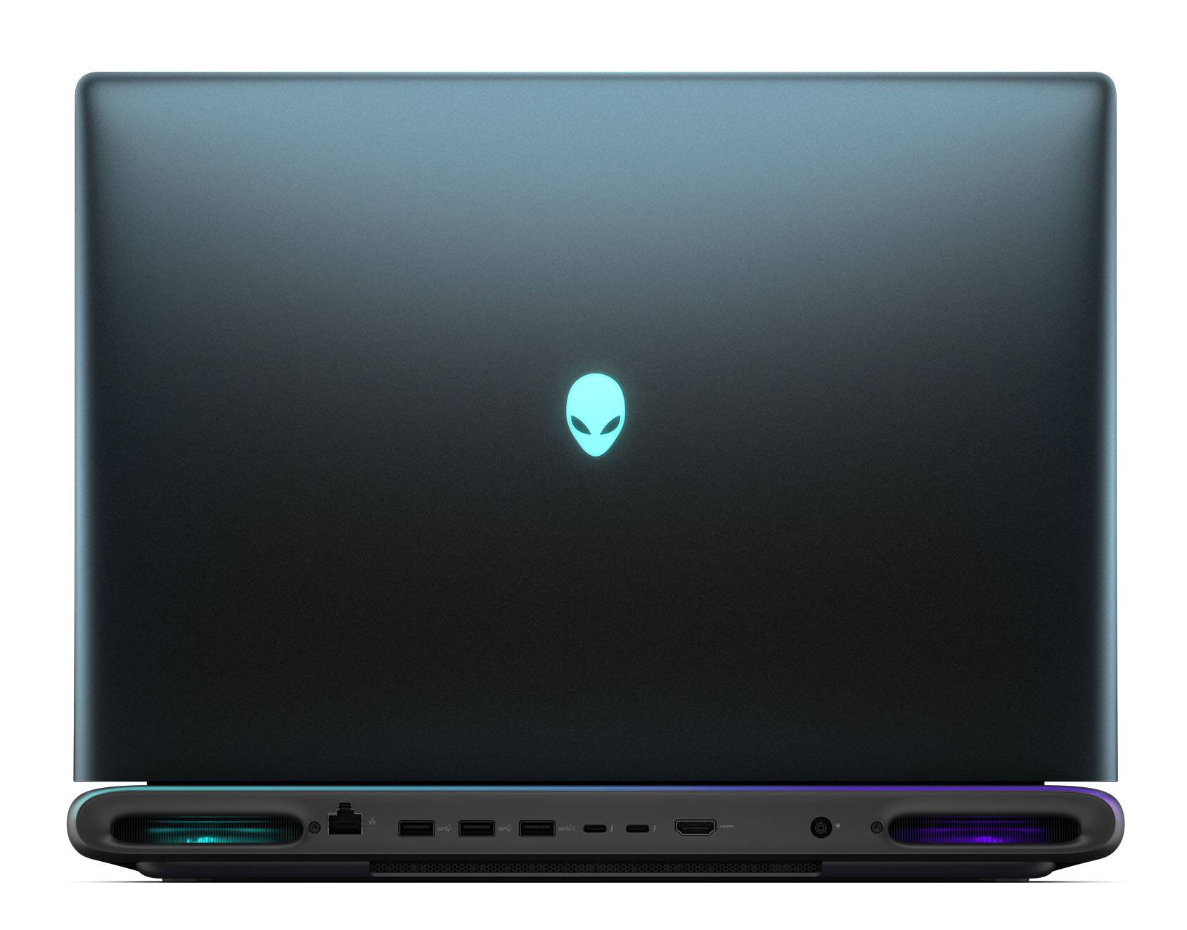 Alt View 8. Alienware - Alienware 18 Area-51 AA18250 Laptop 18 WQXGA (Intel Ultra 9- 275HX, 64GB DDR5, 2TB PCIe SSD, Win 11 Pro) w/USB Hub - Liquid Teal.