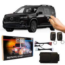 MPC - Remote Start Kit For Honda Pilot 2023-2025 | 2-Way 1-Button Remotes | Plug & Play - Black
